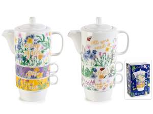 Wholesalers teapots cups porcelain design 14zero3