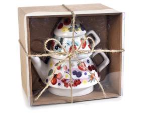 Wholesale teapot cups fruit set