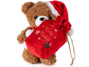 wholesale teddy bear Christmas panettone holder
