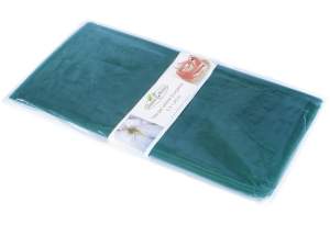 Telo organza verde petrolio