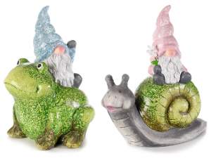 Wholesale gnomes frog snail garden decorations
