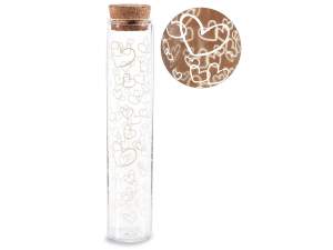 wholesale heart test tube confetti holder