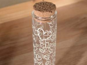wholesale heart test tube confetti holder