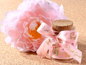 wholesaler pink bear birth favor