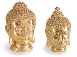 grossista testa buddha oro