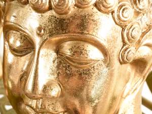 grossista testa buddha oro