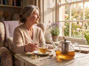 théière à herbes en verre et acier en gros
