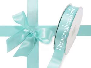 Tiffany double satin ribbons personalized