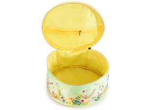 trousse de beauté ronde en gros pour femmes