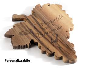 Tocătoare de struguri din lemn personalizabile en-