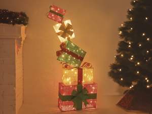 ingrosso luminarie natalizie pacchi regalo