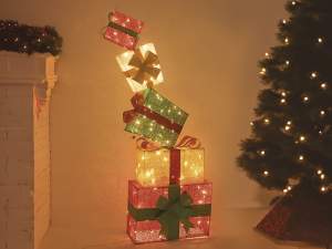ingrosso luminarie natalizie pacchi regalo