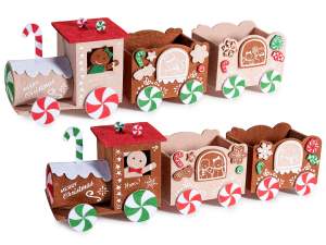 train de Noël en pain d'épices en gros