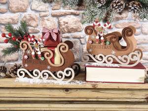 Panier traîneau de Noël en gros
