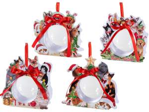 Transparent opening spheres to hang
