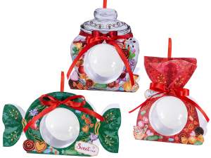 Transparent opening spheres to hang