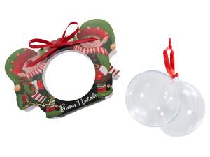 Transparent openable spheres hang