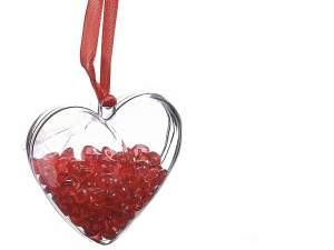 Wholesale transparent fillable heart