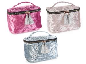 Trousse en tissu en gros avec des étoiles dorées