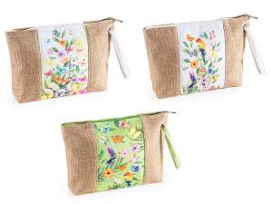 ingrosso pochette trousse fiori