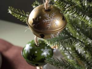Wholesale christmas bells decorations bows