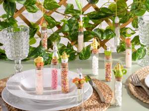 tube à essai d'épices porte-confettis en gros