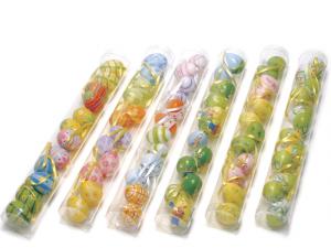 Mini oeufs de Pâques en plastique peints