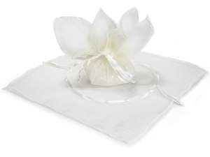Ingrosso tulle bomboniera organza ecru