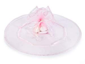 Ingrosso tulle bomboniere organza rosa