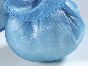 Ingrosso tulle organza seta azzurro