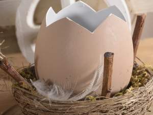 Ingrosso nido uova decorativo