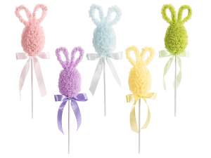 ingrosso stick decoro coniglio pasqua