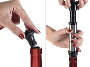 wholesale wine accessories pump vacuum stoppers