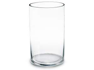 Vase en verre cylindrique en gros