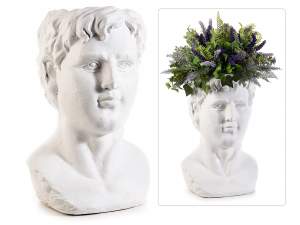 Vases en céramique de visages d'hommes en gros