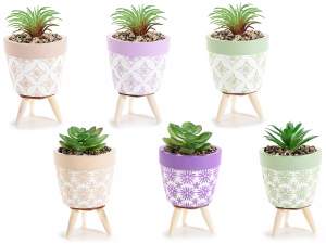vente en gros pots en ciment pieds plantes succule