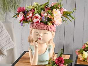 vente en gros vase couronne de fleurs pour fille