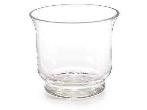 Grossiste vase en verre transparent