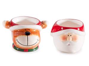 ingrosso natale vasetti babbo renna