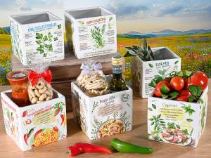 ingrosso vasetti erbe aromatiche cucina