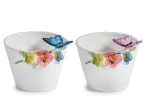 ingrosso vaso fiori farfalla