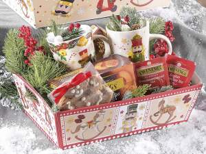 Ingrosso natale vintage vassoio confezione