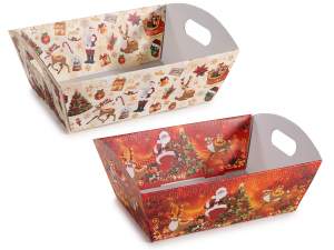 ingrosso vassoio di carta regalo babbo natale