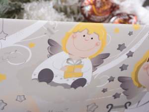 Ingrosso vassoi confezioni natale angeli
