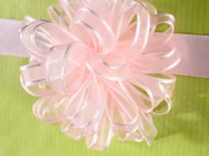 Wholesale pink veil ribbon tie