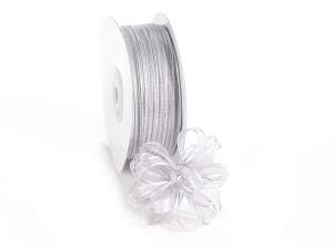 Wholesale silver veil ribbon tie