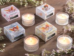 Velas de soja al por mayor con angelitos