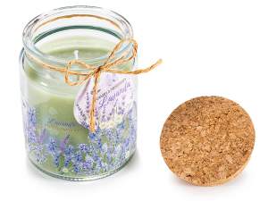 Tarro de vela de lavanda al por mayor
