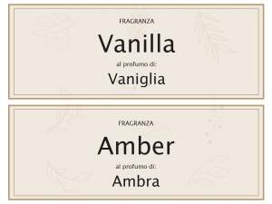 Vela perfumada campana de vidrio para Navidad