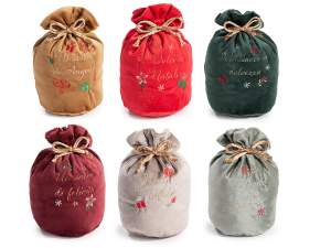 wholesale velvet bag christmas gifts
